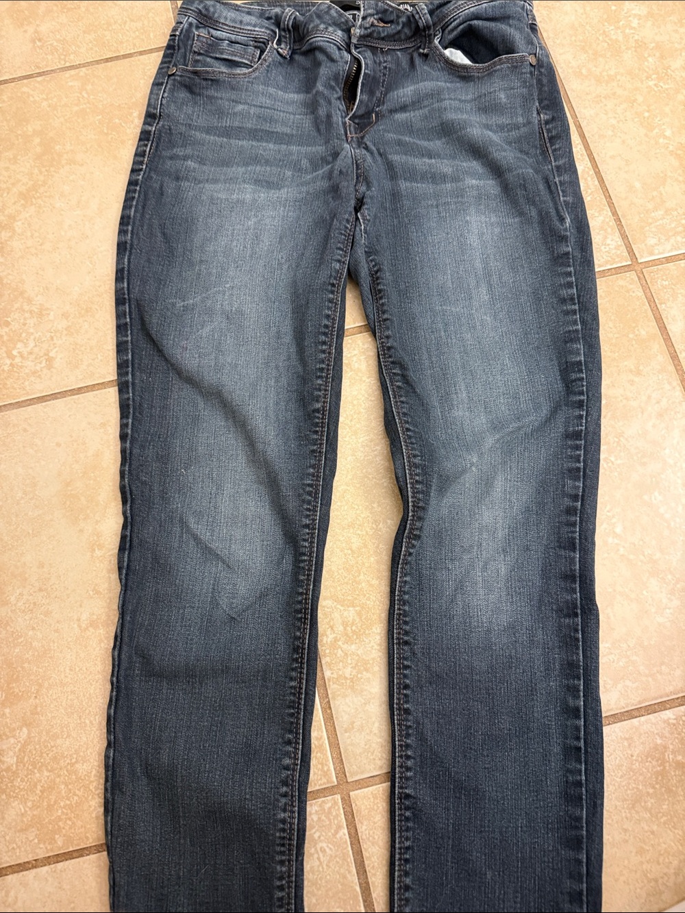 1822 Denim Women's Skinny Jeans - Dark Blue Wash